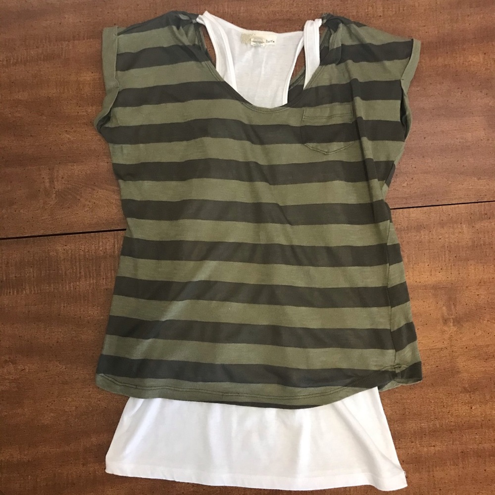 Derek Heart 2fer Shirt/Tank Top